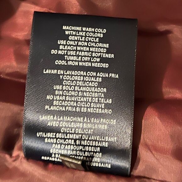 Tommy Hilfiger Womens Navy Hooded Maxi Puffer Coat Extra Small New - Picture 8 of 8